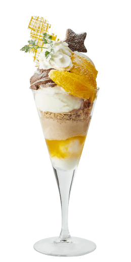 オレンジショコラパフェ