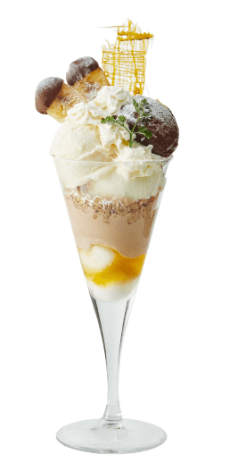 チョコバナナパフェ